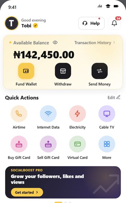SnappyPay wallet showing available balance after payout